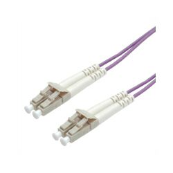 Roline VALUE optički kabel 50/125µm LC/LC Duplex, OM4, 3.0m, ljubičasti