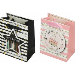 Vrećica S exclusive rođendan glitter pop-up 14x11x6,5 75118 P12/480