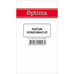 Račun konzumacije EC-XII-15/NCR OPTIMA P10/120