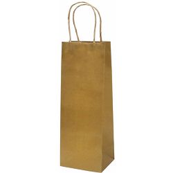 Vrećica boca natron-ručka zlatna 71715 10x10x36cm P10/250
