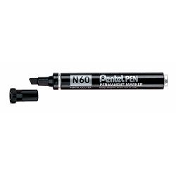 Marker perm. PENTEL N60-A crni kosi vrh P12/480