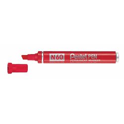 Marker perm. PENTEL N60-B crveni kosi vrh P12/480