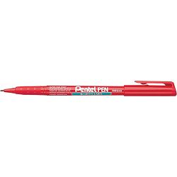 Marker perm. PENTEL NMS50-B crveni okrugli vrh P12/480