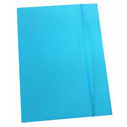 Fascikl kartonski/lak s gumicom 600gr OPTIMA sv.plavi 60672 P50