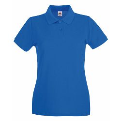 Majica FOL Polo ženska Lady-fit Premium KR Royal plava S P36