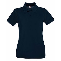 Majica FOL Polo ženska Lady-fit Premium KR t.plava XL P36