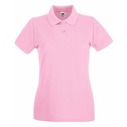 Majica FOL Polo ženska Lady-fit Premium KR svijetlo roza XS P36