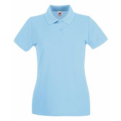 Majica FOL Polo ženska Lady-fit Premium KR svijetlo plava sky b S P36