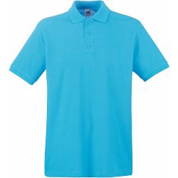 Majica FOL Polo Premium KR 180g azurno plava S P36