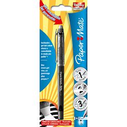 Gel Pen s gumicom PAPER MATE REPLY PREMIUM crni blister 1/1 P12 NETTO