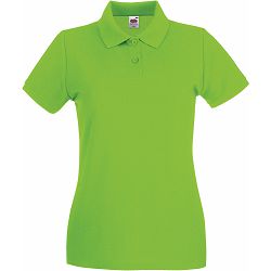 Majica FOL Polo ženska Lady-fit Premium KR zelena limeta M P36