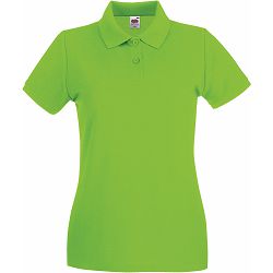 Majica FOL Polo ženska Lady-fit Premium KR zelena limeta L P36