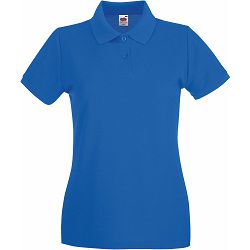 Majica FOL Polo ženska Lady-fit Premium KR Royal plava XL P36