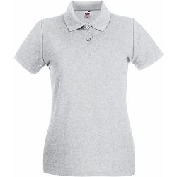 Majica FOL Polo ženska Lady-fit Premium KR siva L P36