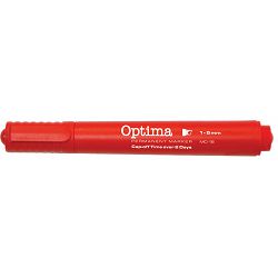 Marker perm. OPTIMA MC16 1-5mm kosi vrh crveni 120941 P12/144/864