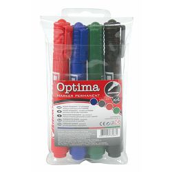 Marker perm. OPTIMA MB16 3mm okrugli vrh 4/1 120934 bls P12/144