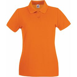 Majica FOL Polo ženska Lady-fit Premium KR narančasta XL P36 NETTO
