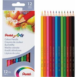 Boje drvene 1/12 duge PENTEL karton CB8-12U bls P12/96