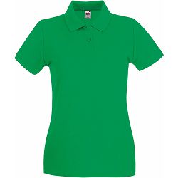 Majica FOL Polo ženska Lady-fit Premium KR kelly g. zelena XL P36