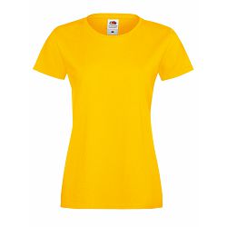 Majica FOL T-shirt KR Lady-fit Sofspun 165g žuta  S P72 NETTO