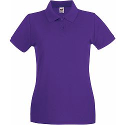 Majica FOL Polo ženska Lady-fit Premium KR ljubičasta XS P36