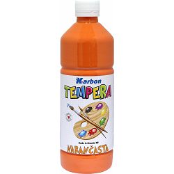 Tempera 550 ml  boca KARBON narančasta P20