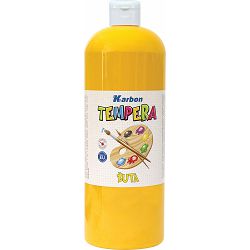 Tempera 1000ml boca KARBON žuta P12