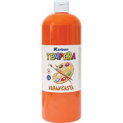 Tempera 1000ml boca KARBON narančasta P12