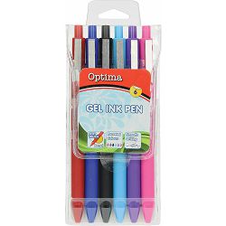 Gel pen 0,7 OPTIMA Soft Touch 461 6/1 100928 bls P12/144/1728