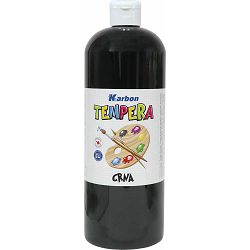 Tempera 1000ml boca KARBON crna P12