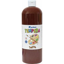 Tempera 1000ml boca KARBON smeđa P12