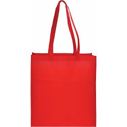 Torba shopping pamučna 130g Lang EC 100 duga ručka crvena, 38x42cm P10/250