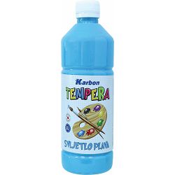 Tempera 550 ml  boca KARBON sv.plava P20