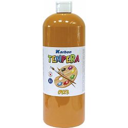 Tempera 1000ml boca KARBON oker P12