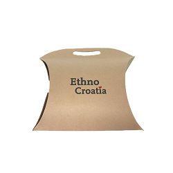 Kutija poklon kartonska Ethno Croatia Pillow box 32x30x12 cm NETTO