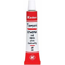 Tempera 1/10 18ml KARBON CRVENA alu tuba kartonska kutija P10/280