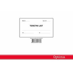 Teretni list EC-VI-56/A NCR, blok A5, 3x50 L OPTIMA P10/40