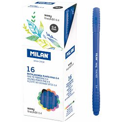 Flomaster fineliner MILAN 0,4 SWAY plavi P16/672