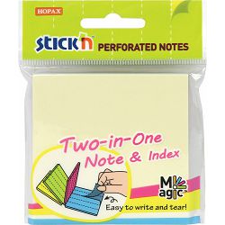 Blok samolj. STICK'N 76x76 pastel sort 4 boje perforirani 80L 21838 P12/216