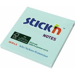 Blok samolj. STICK'N 76x76 pastel plavi FSC 90L 21564 P12/216