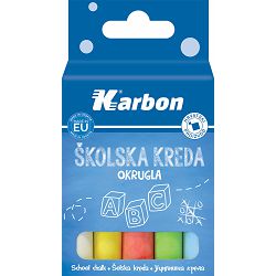 Kreda šk. u boji KARBON okrugla 1/10 P66