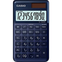 Kalkulator CASIO SL-1000SC-NY plavi KARTON PAK.  bls P10/100