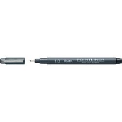 Flomaster fineliner PENTEL 1,0 POINTLINER S20P-10A crni P12/576