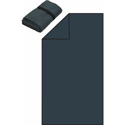 Ručnik Active BIG mikrofibra XL 80 x 160 cm antracit sivi s crnim rubom