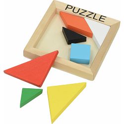 Igra HIP-HOP drvene puzzle mozgalice u drvenoj kutiji 10x10,3x1,3cm