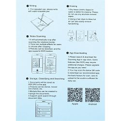 Set SMART NOTE: notes spiralni A5+piši-briši olovka+krpica sort P96