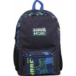 Ruksak MINECRAFT Survival Mode 1 zip 31x45x13,5 cm P6/12