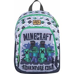 Ruksak MINECRAFT Adventure Club 2 zipa 27x38x11 cm P6/24