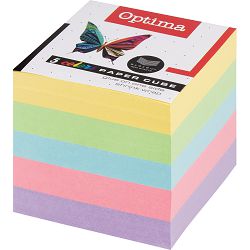 Blok kocka 9x9x9 OPTIMA - 5 boja, 800 listova P24