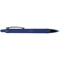 Ol.kem.Praga Rubber metalna, touch screen vrh, saten navy plava P50/500